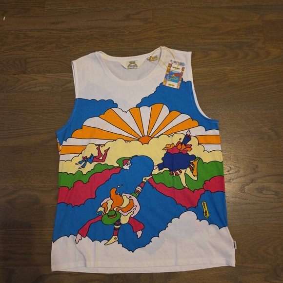 NWT Wrangler Peter Max Limited Edition Playing Cloud Tank Large - Picture 1 of 7